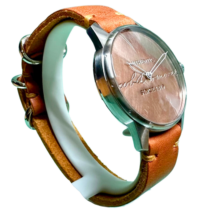 The Hands of Time 41mm Flagship Luxury Watch | Pure Copper Dial