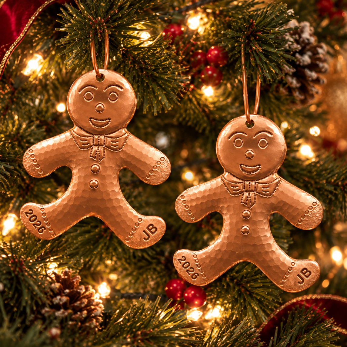 Set of 2: "The Gingerbread Man" Limited Edition 2026 Christmas Ornament