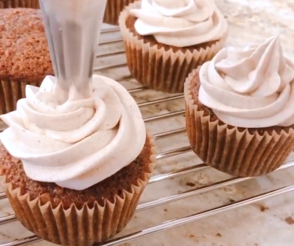 Apple Cider and Maple Cupcakes