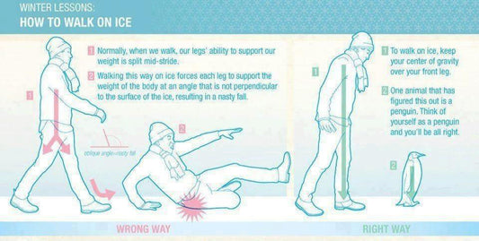 Hard Lessons: How to Fall on Ice