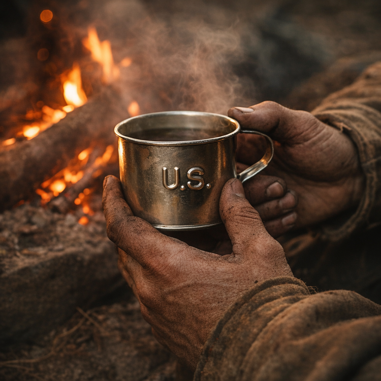 $75 Civil War Tin Cups