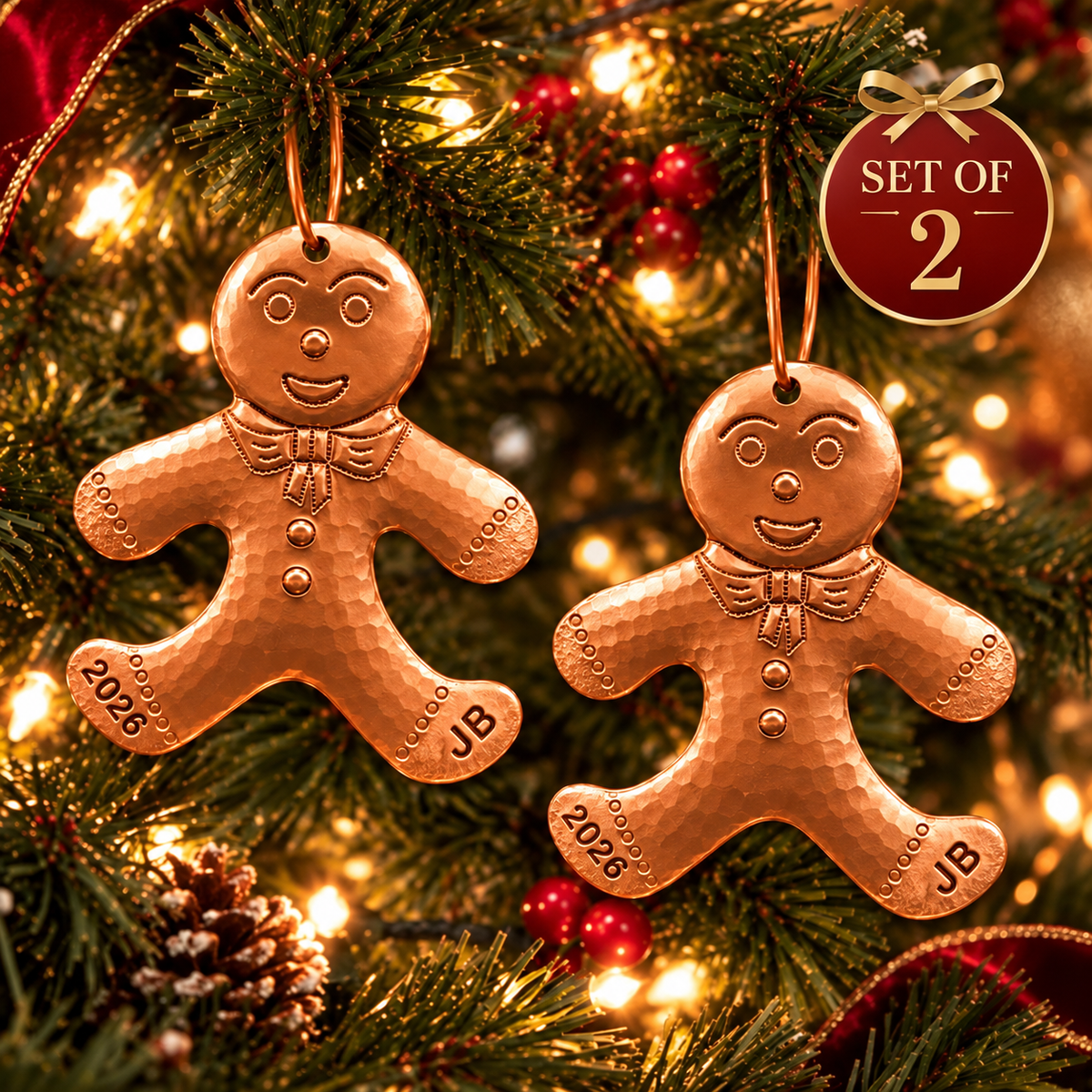 "The Gingerbread Man" — 2026 Christmas Ornament Set