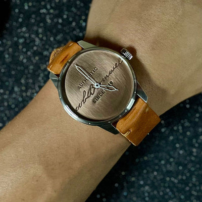 The Hands of Time™ 41mm Flagship Luxury Watch | Pure Copper Dial
