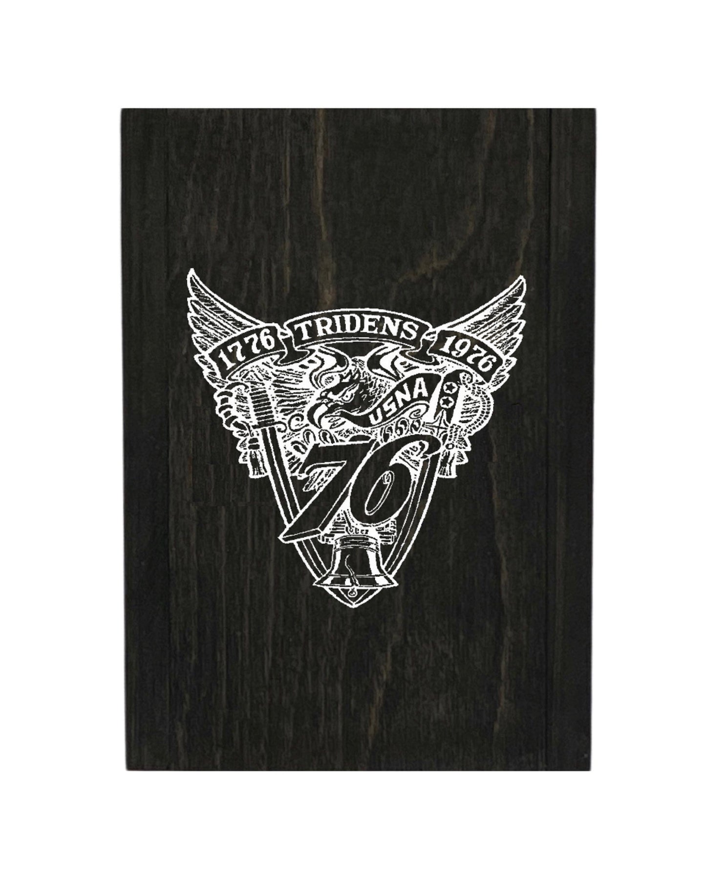 USNA 1976: Dark Wood Box