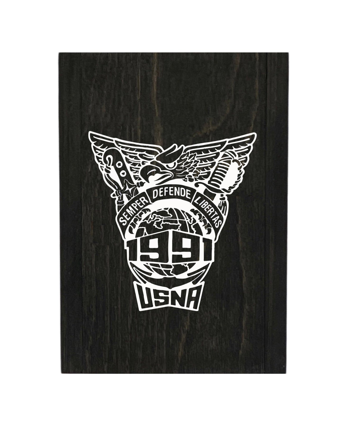 USNA 1991: Dark Wood Box