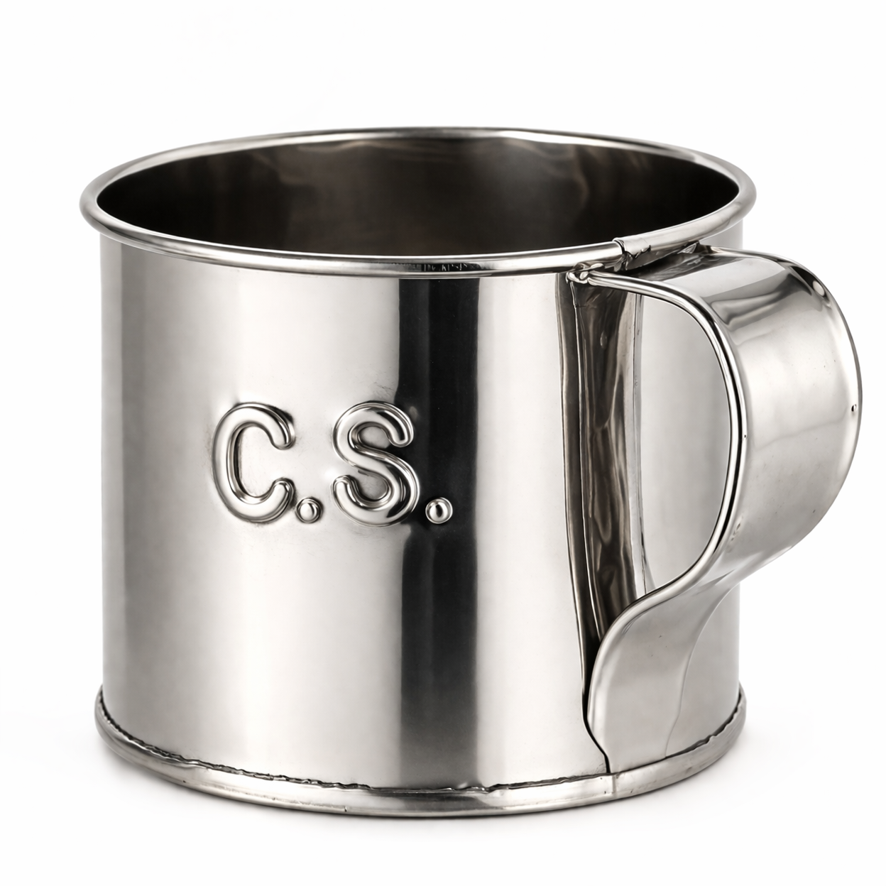 Tazza di latta classica (timbro CS) 