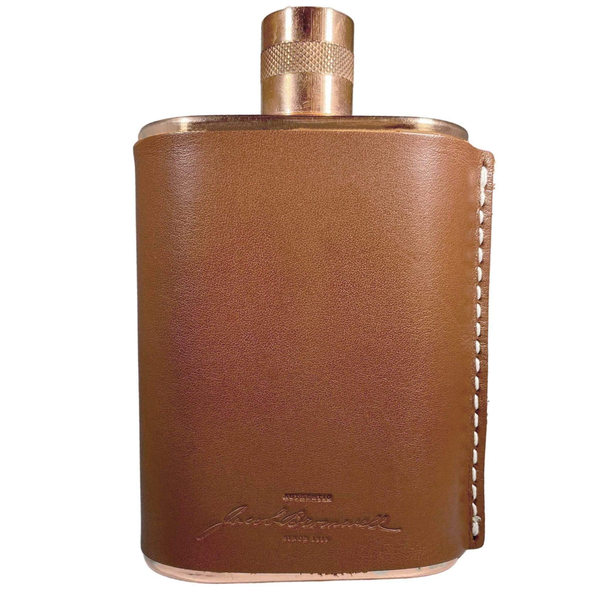 Jacob Bromwell Main Catalog Cognac Leather Flask Sleeve