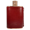 Jacob Bromwell Main Catalog Cardinal Leather Flask Sleeve